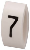MULTICOMP PRO MP015588 CABLE MARKER, CARRIER, BLK/WHT, SEVEN