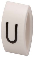 MULTICOMP PRO MP015614 CABLE MARKER, CARRIER, BLACK/WHITE, U