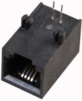 STEWART CONNECTOR SS-6446-NF CONNECTOR, RJ11, JACK, 6P4C, TH
