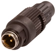 BINDER 99 0979 100 04 CIRCULAR CONNECTOR, PLUG, 4 WAY, CABLE