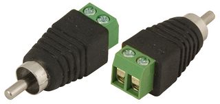 CLEVER LITTLE BOX CLB-R59-1 CONNECTOR, PHONO, MALE, SCREW TERMS