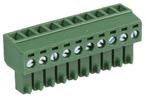 MULTICOMP PRO MC000102 TERMINAL BLOCK, PLUGGABLE, 10POS, 16AWG
