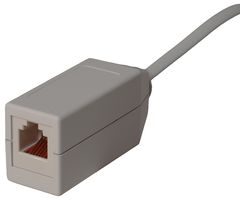 TUK KCKILWH INLINE COUPLER, RJ12 JACK-JACK, 6P6C/WHT
