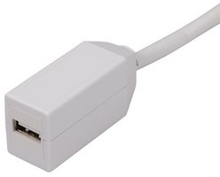 TUK KUAILWH USB CONNECTOR, TYPE A 2.0, R/A RCPT, WHT