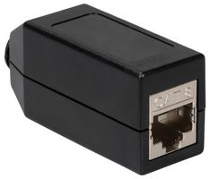 TUK SEILJEBK INLINE ADAPTER, RJ45 JACK-JACK, BLACK