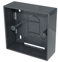 TUK 3L32BK BACK BOX, 32MM, ABS, 86X86MM FACEPLATE