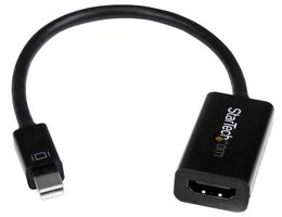 STARTECH MDP2HD4KS ADAPTER,MINI DISPLAYPORT 1.2-HDMI 4K BLK ROHS COMPLIANT: YES