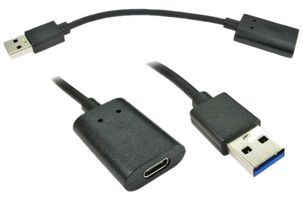 PRO SIGNAL USB3C-951REV CABLE, USB3.1A MALE-TYPE C FEMALE, 0.15M