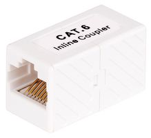 STARTECH IN-CAT6-COUPLER-U1 ADAPTER, IN-LINE, RJ45 JACK-JACK, 8POS ROHS COMPLIANT: YES