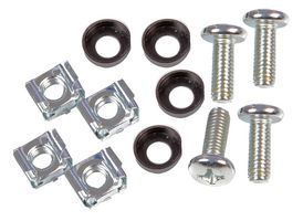 PULSE PLS00619 M6 CAGE NUTSCREWWASHER, SLV 4 PK
