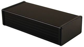 HAMMOND 1455N2202BK BOX, BLACK, PLASTIC END PLATE