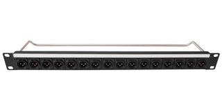 CLIFF ELECTRONIC COMPONENTS CP30181 LOADED PANEL, XLR, 16PORT, 1U, M3
