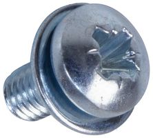 TR FASTENINGS M36PRSTPWZ100 SCREW, PAN HEAD, STEEL, M3, 6MM