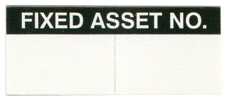 MULTICOMP PRO 7827299 LABEL, FIXED ASSET NO, PK350