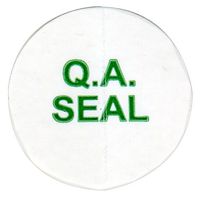 MULTICOMP PRO MP009765 PRE PRINTED LABEL, VINYL, QA SEAL, PK100