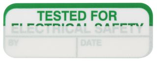MULTICOMP PRO 7827644 LABEL, TESTED FOR ELEC SAFETY, PK108