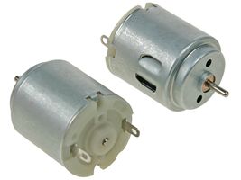 VELLEMAN MOT1N DC MOTOR, 3VDC, 1.33A, 2.37W, 14200RPM