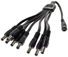 POWERPAX C3705 LEAD, 2.1MM SPLITTER, 1 TO 8 WAY