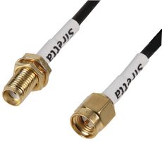 SIRETTA ASMA010X174S11 CABLES, SMA MACHO- HEMBRA PASANTE, 100MM