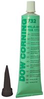 DOW 732 BLACK 90ML SEALANT, TUBE, 90ML, BLACK