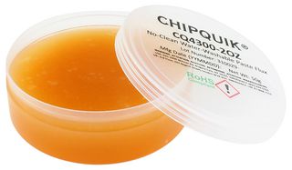 CHIP QUIK CQ4300-2OZ FLUX PASTE, WASHABLE, 50G, JAR ROHS COMPLIANT: YES