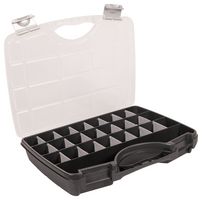 RAACO 715355 TOOL CASE, A45, 21 DIVIDERS, BLK/SIL