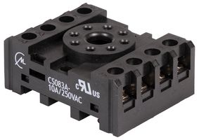 CAMDENBOSS CS083AN 8 PIN RELAY BASE, IP20 ROHS COMPLIANT: YES