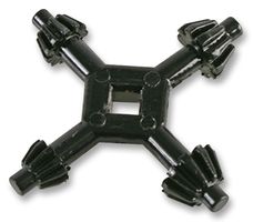 DURATOOL D00231 LLAVE PORTABROCAS, 4 VÃAS