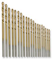 DURATOOL D00232 JUEGO DE BROCAS MICRO HSS CON 20 PIEZAS