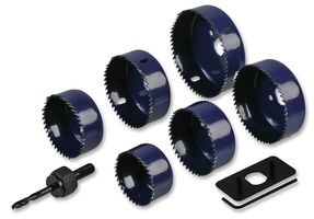 DURATOOL D00259 KIT SIERRAS DE CORONA, OJOS DE BUEY, 6PZ