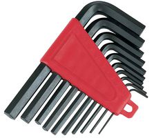 SILVERLINE HK11 HEX KEY SET, METRIC, 10PC ROHS COMPLIANT: YES