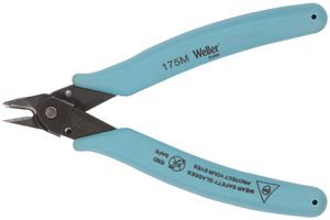 WELLER XCELITE 175MVN. SIDE CUTTER, FLUSH, 0.8MM, 132MM
