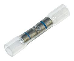 MULTICOMP OSWB-14/100 Butt Splice, Transparent, OSWB Series, 16 AWG, 14 AWG, Polymer