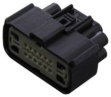 MOLEX 34985-1602 Carcasa de Conector Automotriz, MX150 34985 Series, Receptáculo eléctrico, 16 Posiciones
