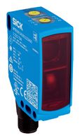 SICK WTB16I-24161122A00 Sensor Fotoeléctrico, 1.5m, NPN/PNP/Push Pull, Proximidad, Conector M12 4 Pines, Serie W16