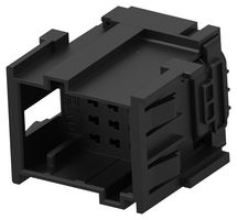 TE CONNECTIVITY 2382874-1 Carcasa de Conector Automotriz, Código A, Negro, MCON 1.2 Series, Macho, 16 Posiciones