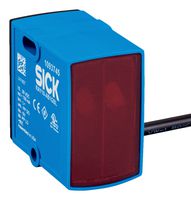 SICK RAY10-AB1GBL Sensor Fotoeléctrico, 1.5 m, Push Pull, NPN / PNP, Lente Doble, Cable con Terminales Flotantes