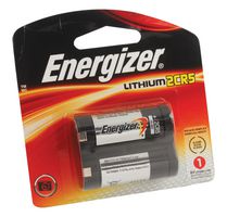 ENERGIZER EL2CR5BP Batería, 6 V, 2CR5, Dióxido de Manganeso-Litio, 1.5 Ah, Positivo Elevado y Negativo Plano, 1