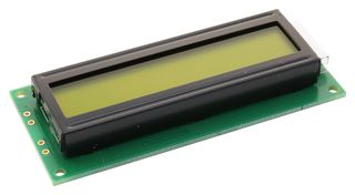 MIDAS DISPLAYS MC11605A6WK-SPTLY-V2 Alphanumeric LCD, 16 x 1, 5V, English, Euro, Japanese, Transflective