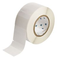 BRADY THT-26-417-1 Wire Marker, Self Laminating, Blank (No Legend), 57.15mm x 63.5mm, Vinyl, White