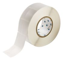 BRADY THT-67-417-1.5 Wire Marker, Self Laminating, Blank (No Legend), 57.15mm x 50.8mm, Vinyl, White