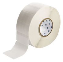 BRADY THT-73-417-10 Wire Marker, Self Laminating, Blank (No Legend), 44.45mm x 19.05mm, Vinyl, White