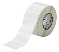 BRADY THT-8-417-10 Wire Marker, Self Laminating, Blank (No Legend), 36.5mm x 12.7mm, Vinyl, White