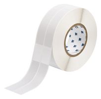 BRADY THT-81-417-1 Wire Marker, Self Laminating, Blank (No Legend), 152.4mm x 25.4mm, Vinyl, White