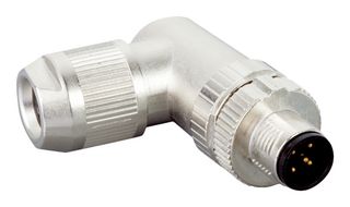 SICK STE-1204-WE Conector de Sensor, M12, Macho, 4 Posiciones, Pin IDC / IDT, Montaje en Cable Ángulo Recto