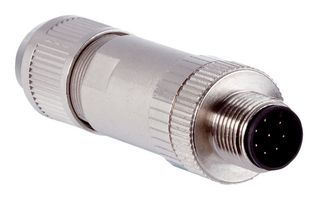 SICK STE-1208-GA01 Conector de Sensor, M12, Macho, 8 Posiciones, Pin IDC / IDT, Montaje en Cable Recto