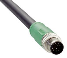 SICK YM2A2B-200UD3XLEAX Cable de Sensor, Codificado A, Negro, Plug M12, Extremo Libre, 12 Posiciones, 20 m, 65.6ft