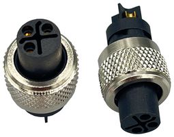 NORCOMP 858-SP3-203RLU4 Conector para Sensor, VULCON M12 Circulars Series, M12, Female, 3 Positions, Soldable Hembra
