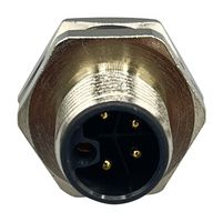 NORCOMP 859-LP5-103R004 Conector para Sensor, VULCON M12 Circulars Series, M12, Male, 5 Contactos, Soldable Macho