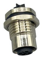 NORCOMP 859-SP3-203R004 Conector para Sensor, VULCON M12 Circulars Series, M12, Female, 3 Positions, Soldable Hembra